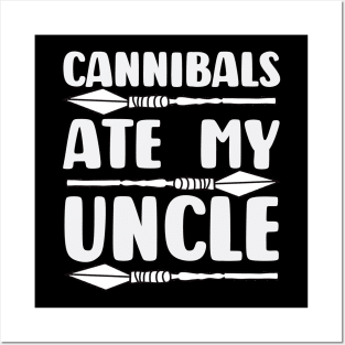 Cannibals Ate My Uncle Joe Biden Political Satire Trump 2024 Posters and Art